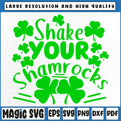 st. patrick's day svg, shake your shamrocks irish svg png, funny st patricks svg, st patricks day, digital download