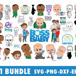 The Boss Baby SVG Bundle Files for Cricut, Silhouette, The Boss Baby SVG, The Boss Baby SVG Files