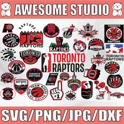 34 files nba logo, toronto raptors bundle svg,instant download,svg,toronto svg, sport svg, nbag svg, clipart