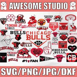 37 Files Chicago Bulls svg, Chicago svg,  Bulls svg, NBA svg, Sport Svg, NBAG Svg, Clipart