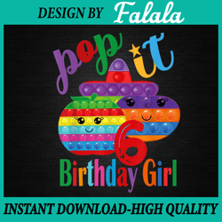Birthday June Girl Pop It Png, undefined Girl Pop It Birthday Png, Birthday Girl Png, Pop It Png, Digital Download