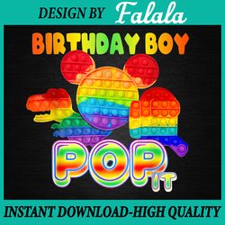 pop it birthday boy png, pop it fidget toy png, boy pop it birthday, pop it png, digital download