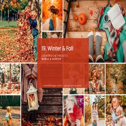 winter & fall mobile & desktop presets