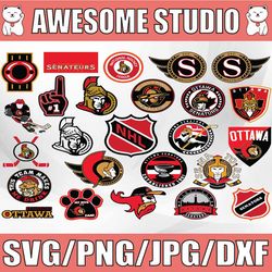 25 files ottawa senators bundle svg, ottawa svg, senators svg, nhl svg, sport svg, clipart