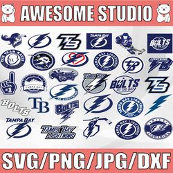 30 files tampa bay lightning bundle svg, lightning svg, nhl svg, sport svg, nhl svg, clipat