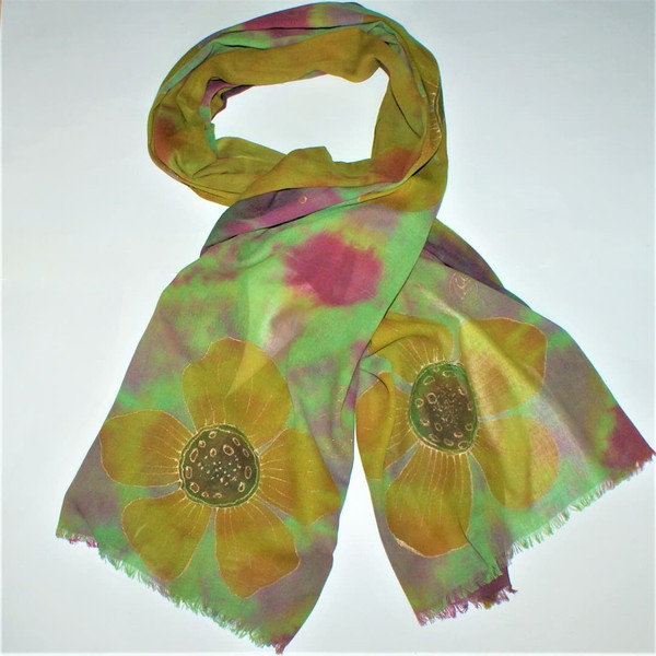 Hand-painted-designer-floral-scarf-yellow-green.jpg