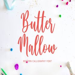 Butter Mallow Trending Fonts - Digital Font