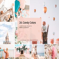 candy colors presets mobile & desktop presets