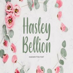 Hasley Bellion Trending Fonts - Digital Font
