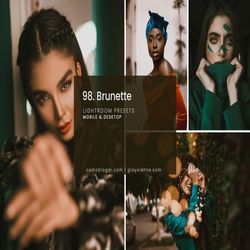 brunette presets mobile & desktop presets