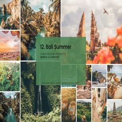 bali summer – lightroom presets mobile & desktop presets