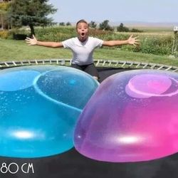Festival Party Baby Outdoor Bubble Balls large water filled rubber Summer Outdoor Aquatic Games bath
