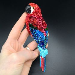 Parrot Brooch bright brooch pin gift for women