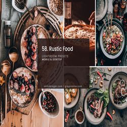 rustic food mobile & desktop presets