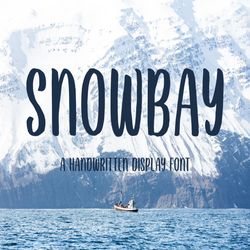 snowbay trending fonts - digital font