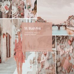 blush pink mobile & desktop presets