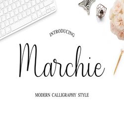 marchie trending fonts - digital font