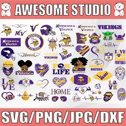 Minnesota Vikings Svg Bundle, Minnesota Svg, Vikings Svg, NFL teams svg, NFL svg, Sport Svg, NFL Svg, Clipart