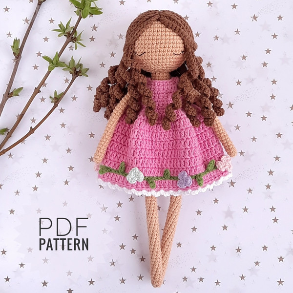 Crochet doll pattern pdf sales
