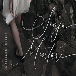 senja mentari – modern script trending fonts - digital font