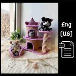 PDF Crochet Amigurumi Cat Paradise Pattern