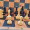 oredezh soviet wooden chess pieces vintage