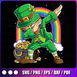 st patricks day dabbing leprechaun png, dabbing leprechaun, funny st patricks day shirt png, lucky png