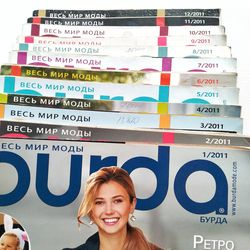Burda 2011 Set 12 magazines Russian language