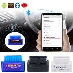 Bluetooth V1.5/V2.1 Mini Elm327 obd2 scanner OBD car diagnostic tool code reader For Android Windows iphone