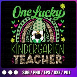st patricks day png, cute one lucky kindergarten png, one lucky teacher rainbow png, irish teacher png,