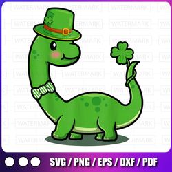 kid's dinosaur shamrock png st patrick's day for kids png, st. patricks day lucky png sublimation design