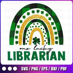 one lucky school counselor png, rainbow st patricks day png, shamrock school counselor png