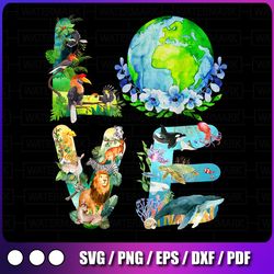 love world earth day 2022 png, planet environmental animal png, love earth png, earth day png, save the earth png