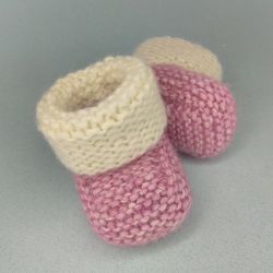 Super soft knitted baby booties, Cozy newborn shoes, Cute new baby socks, Chunky baby booty, Baby shower gift