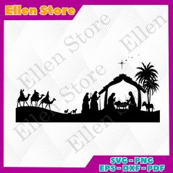 nativity svg, belief svg, individual opinion svg, hope svg
