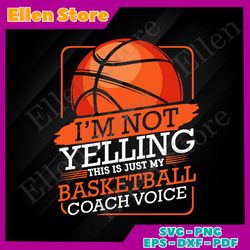 this just my basketball coach voice svg, sport svg, basketball svg,