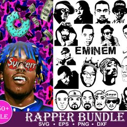 150 rappers svg, rapper bundle svg,tupac shakur, png bundle, tupac png, tupac png, hip hop, rapper, thug life songs, mus