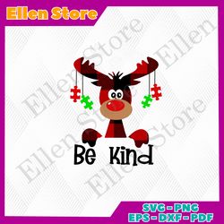 bekind christmas svg, christmas svg, reindeer svg, farm svg, santa