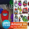 250 Among Us Birthday bundle, Among Us layered SVG_PNG clipart, Among Us svg cutting files for cricut silhouette, Among Us Party,Among Us Pumpkin ,Merry sus mas