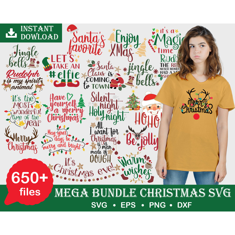 650 Christmas Bundle svg, Merry Christmas svg, Christmas lights svg, christmas svg, snowman svg, Christmas santa svg, For Cricut Silhouette.jpg