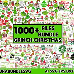 grinch svg, 1000 grinch christmas svg, christmas svg, grinchmas svg, grinch face svg, cut file svg, cricut svg, png svg
