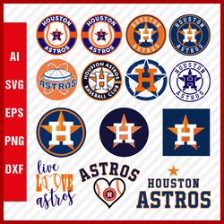 Houston Astros Logo, Houston Astros Svg Logo, Astros Layered Svg For Cricut, Astros Svg Cut Files, Astros Png Images