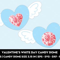 Valentine's white day candy dome