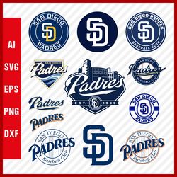 san diego padres logo, sd padres svg logo, padres svg cut files, san diego padres layered svg for cricut, png images
