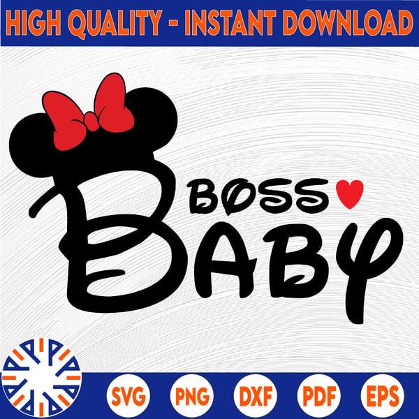 Boss Helper Disney Boss Baby Disney Svg, Mickey Mouse Svg, Minnie Mouse Svg, Di | Inspire ...