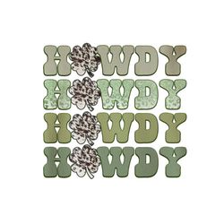 howdy howdy howdy st patricks day western png sublimation