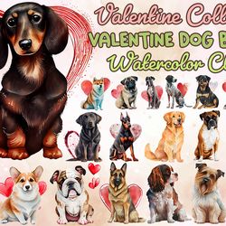 10 png of dog valentine clipart valentine animal sublimation digital download