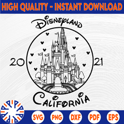 walt disney svg, disney svg, disney park svg, disneyland svg, disney world svg, magic kingdom svg