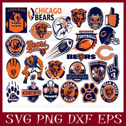 Chicago Bears Football Team Svg, Chicago Bears Svg, NFL Teams svg, N F L teams, NFL svg, Football Teams svg, Png, Dxf