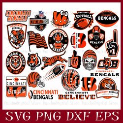 Cincinnati Bengals Football Team Svg, Cincinnati svg ,Bengals Svg, Cincinnati Bengals Svg, Clipart Bundle, N F L teams s